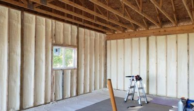 Energy-efficient residential spray foam insulation in Austin, TX for attics and walls.